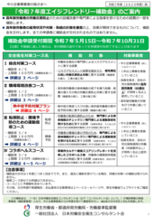 「令和7年度エイジフレンドリー補助金」のご案内