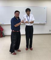 町内スポーツ団体本部・Ｊｒブラスバンドに寄付を贈呈致しました。
