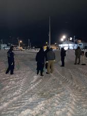 雪の滑り台制作への協力を行いました！